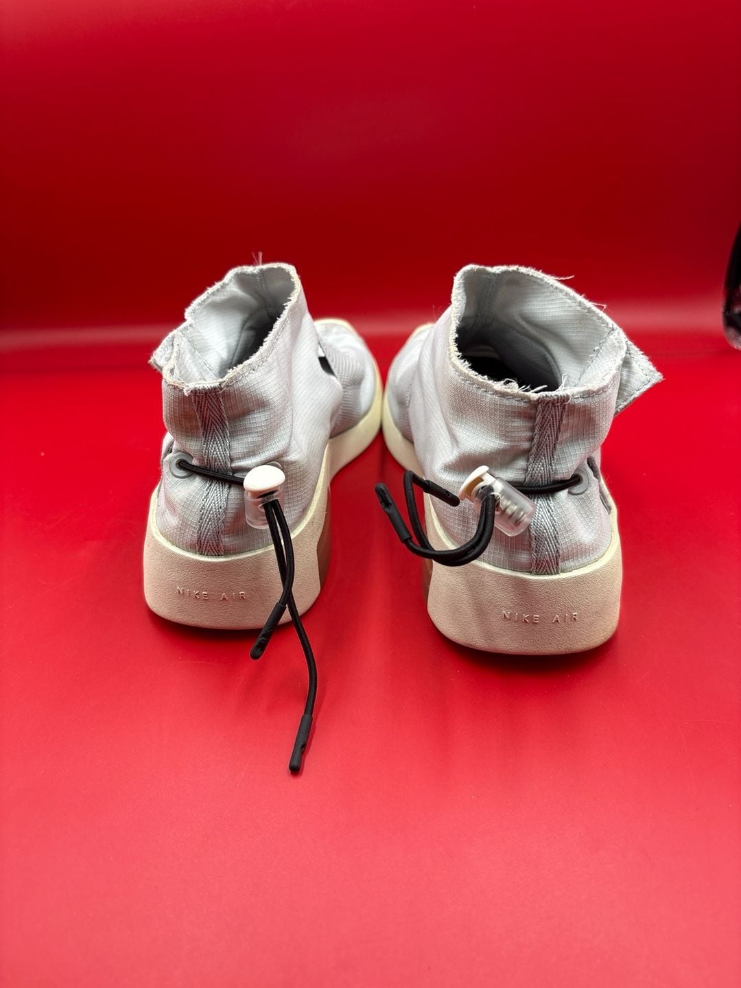 NIKE AIR FEAR OF GOD MOCCASIN PURE PLATINUM/BLACK SAIL - US MEN 8 WOMEN 9.5 193147867763 5
