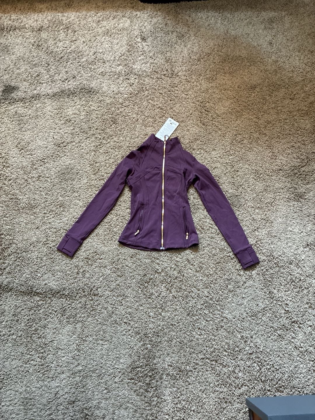 lululemon Define Jacket Luon with Gold Hardware in Grape Thistle 2