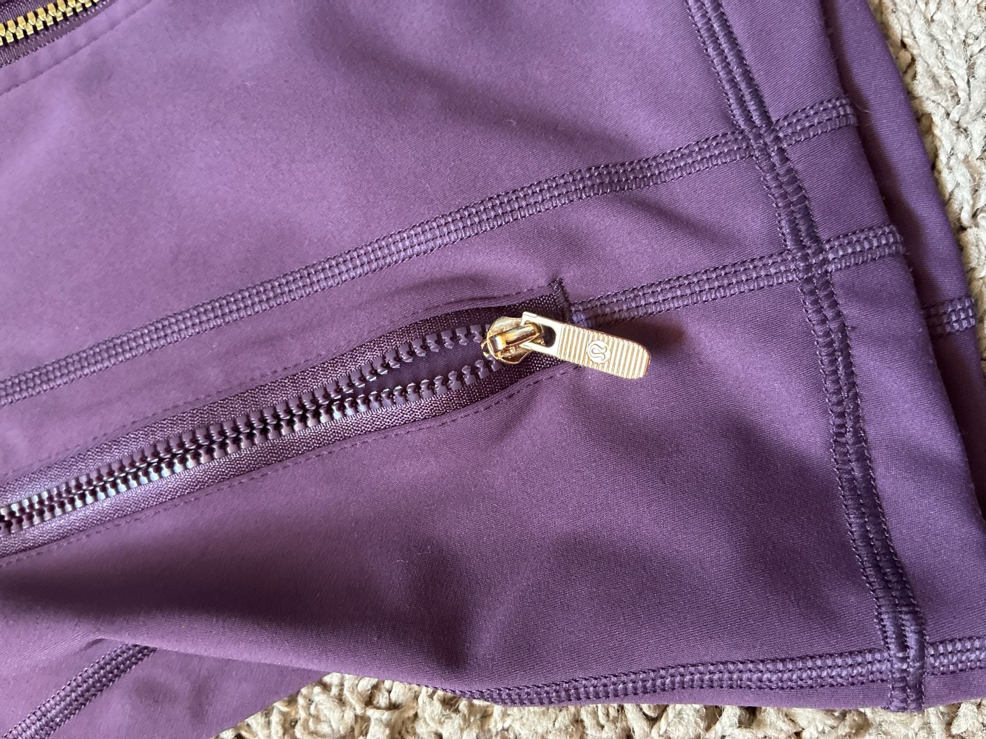 lululemon Define Jacket Luon with Gold Hardware in Grape Thistle 5
