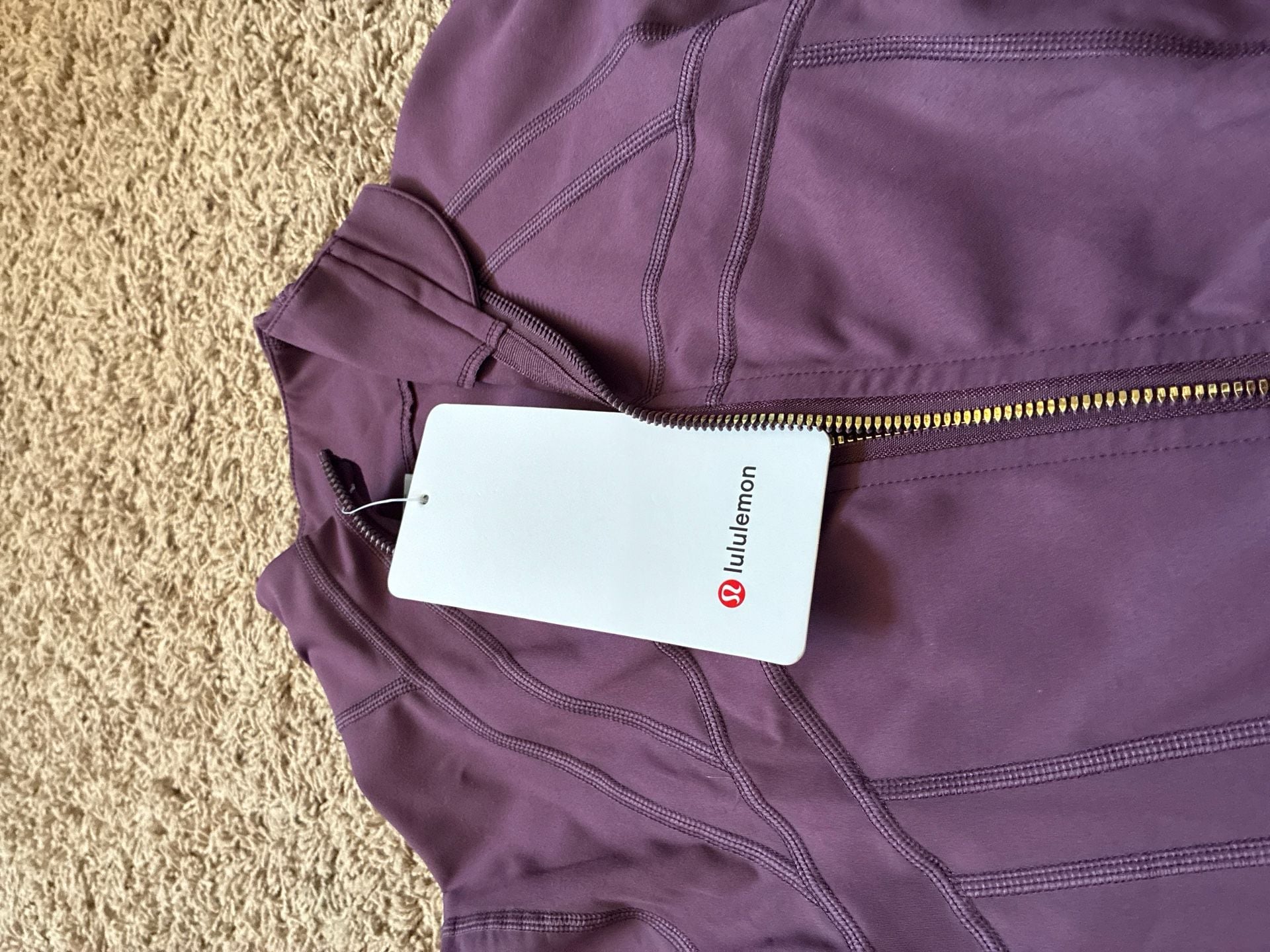 lululemon Define Jacket Luon with Gold Hardware in Grape Thistle 6
