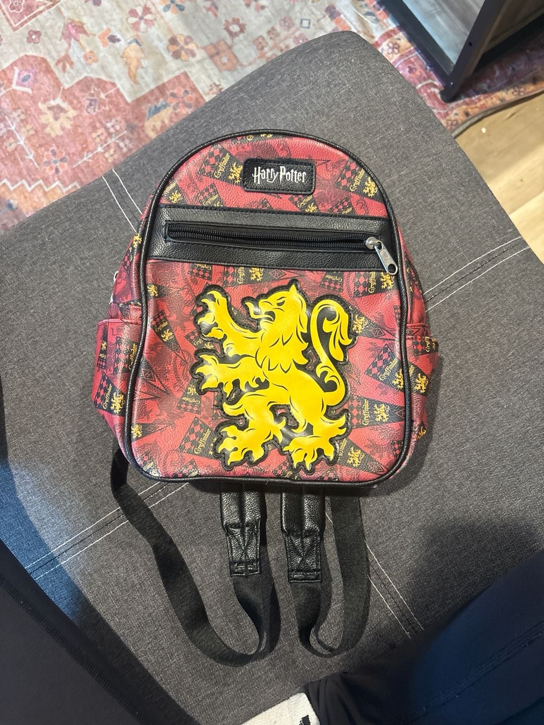 Harry Potter Gryffindor Lion Crest Mini Backpack 1