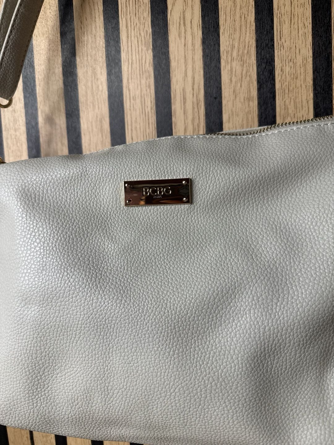 BCBG Beige Crossbody Purse 3