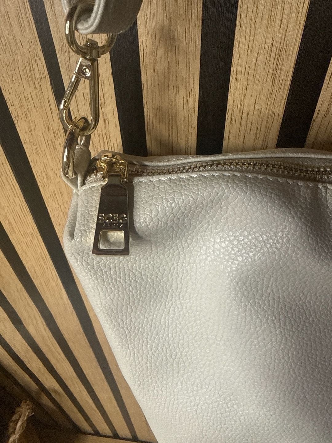 BCBG Beige Crossbody Purse 4