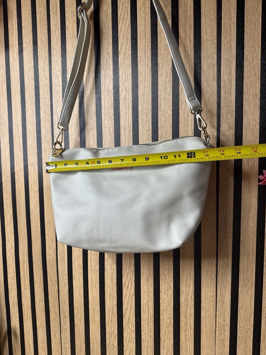 BCBG Beige Crossbody Purse 5