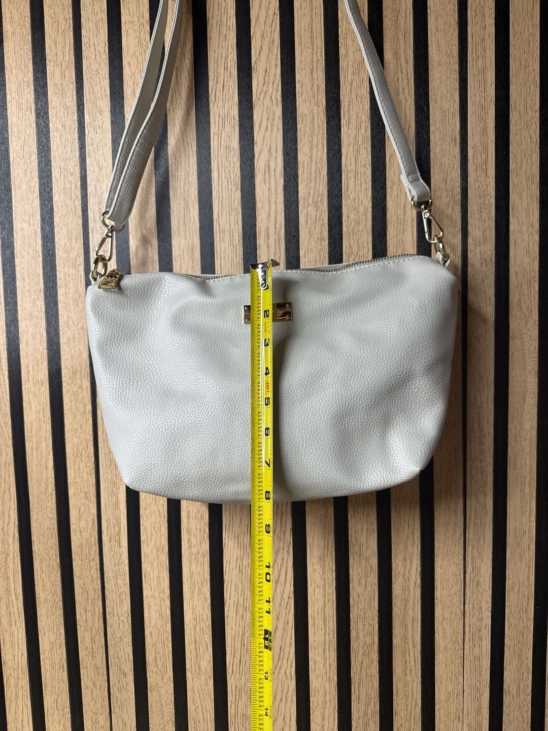BCBG Beige Crossbody Purse 6