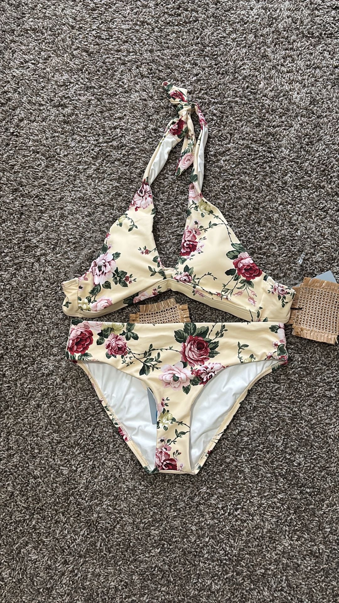 NWT Antonio Melani x The Style Bungalow Mira Flores Top & Bottom Bikini Set 2