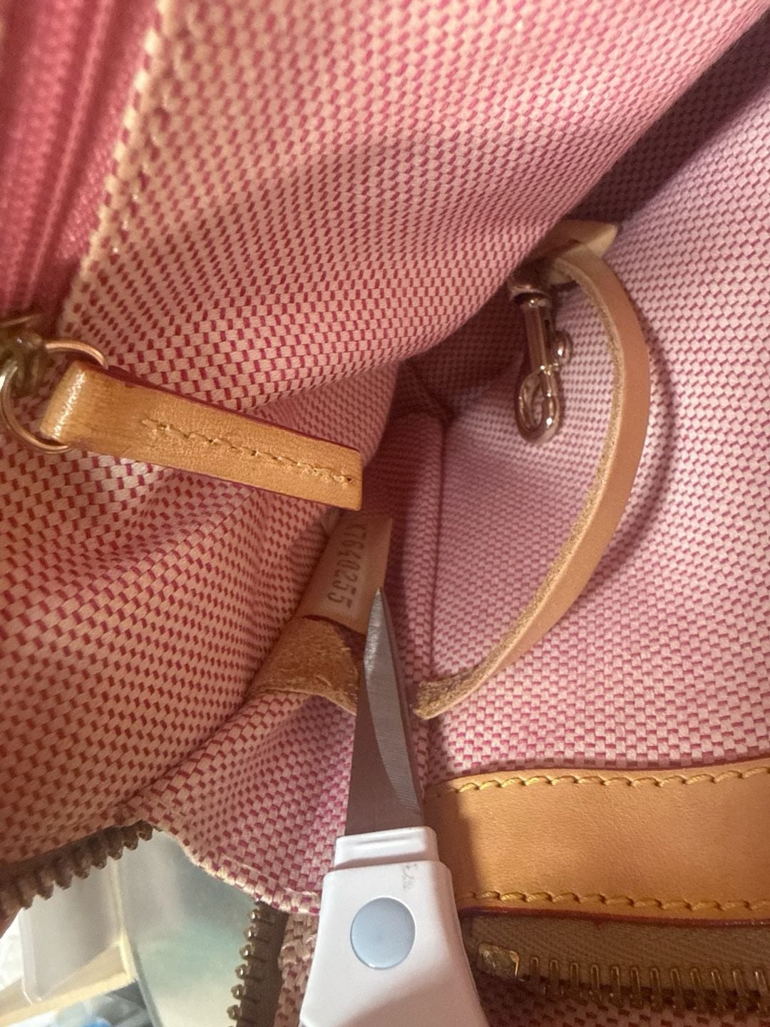 Dooney & Bourke It Bag Yellow Monogram Canvas Heart Charm Satchel 11