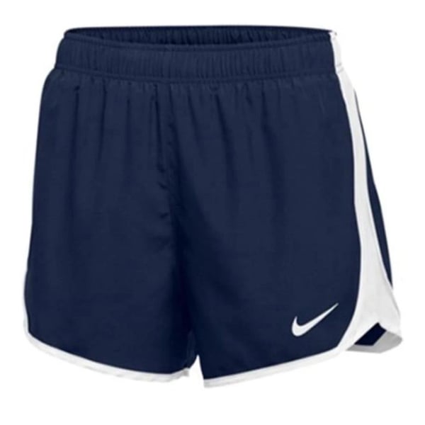 Nike Womens Dri-Fit  Tempo Running  Shorts - Navy/White - Medium