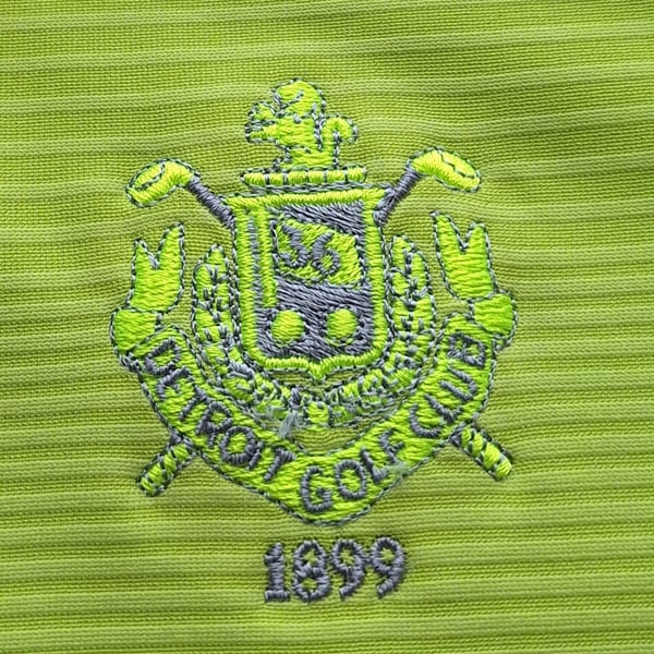 PUMA Detroit Golf Club Lime Green Polo Shirt