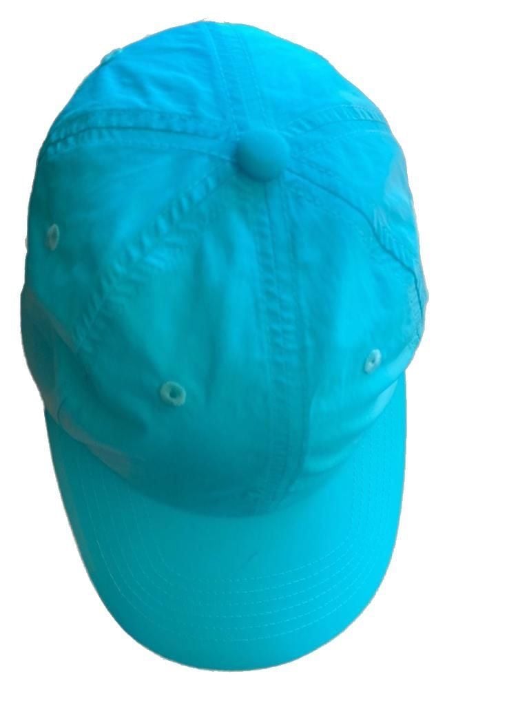 Bright Aqua Blue Nylon Lightweight Baseball Cap Adjustable Hat 4