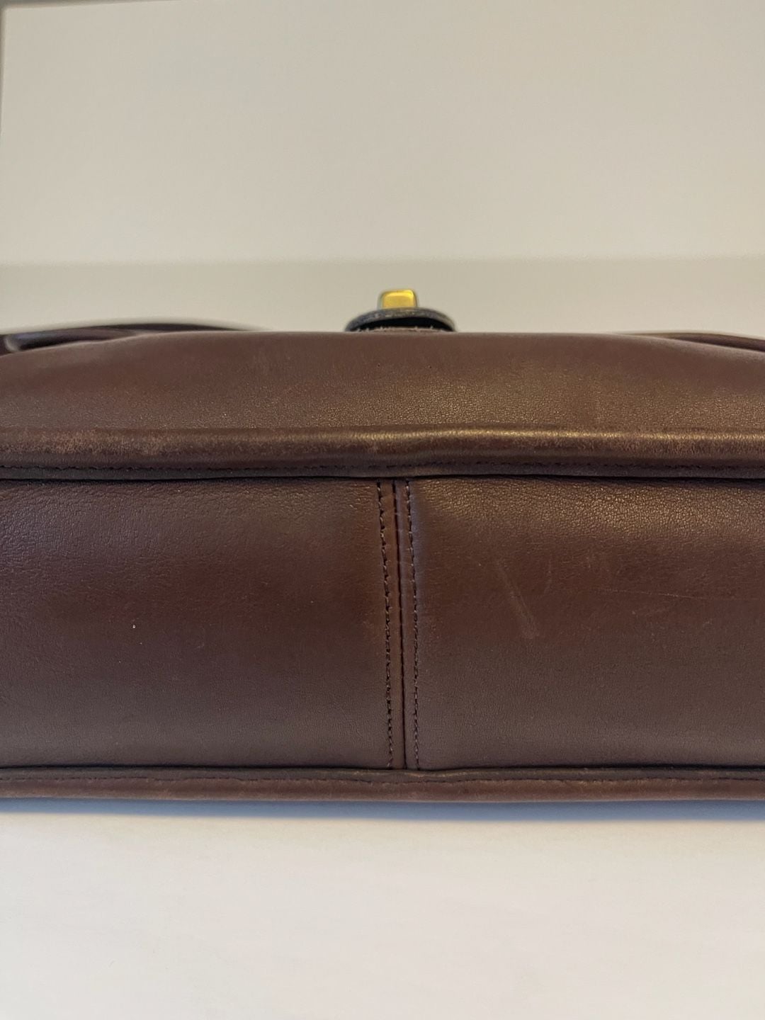 Vintage Coach 9927 Willis Bag Chocolate Brown 7