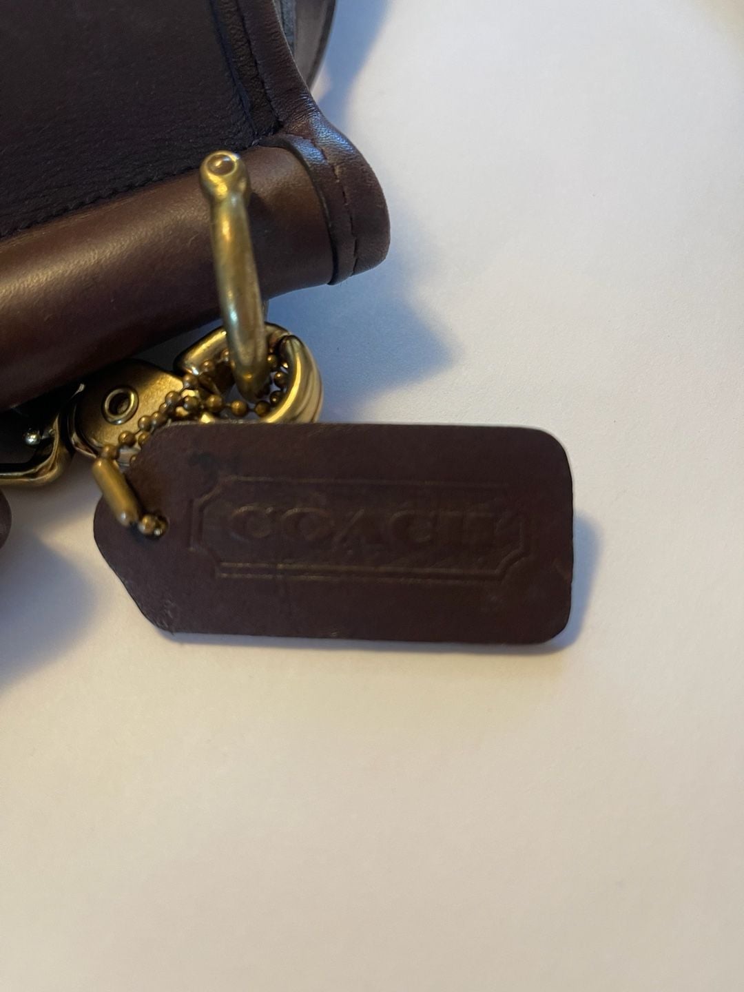 Vintage Coach 9927 Willis Bag Chocolate Brown 14