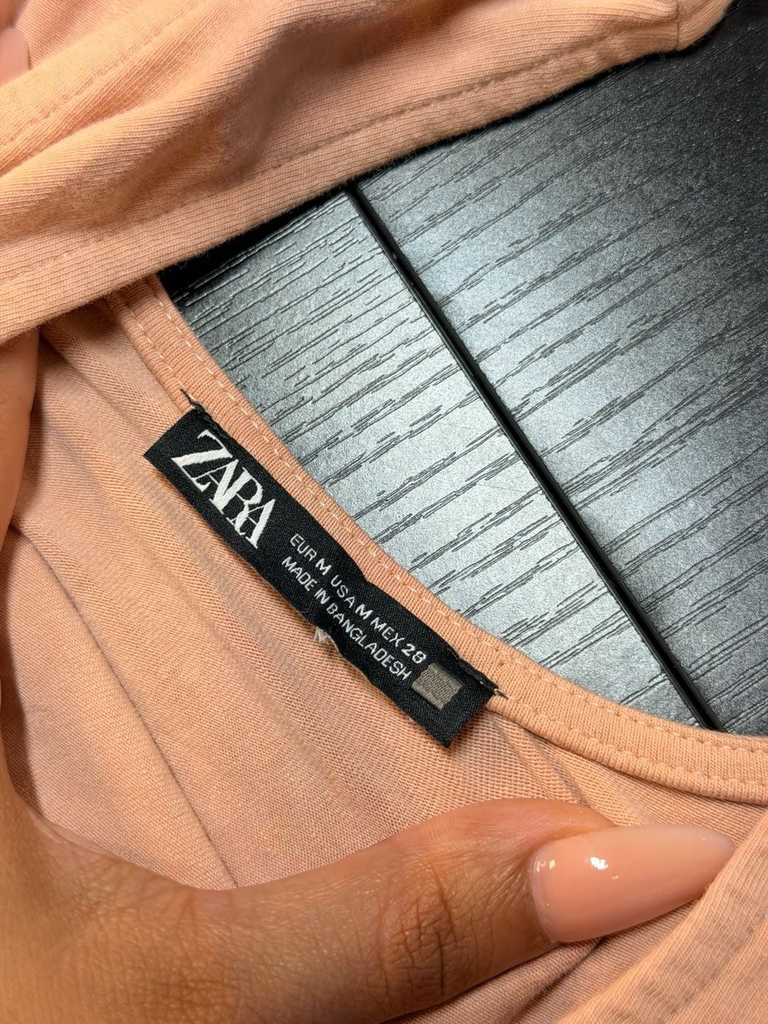 Zara Scoop Neck Sleeveless Bodysuit in Nude Pink 3