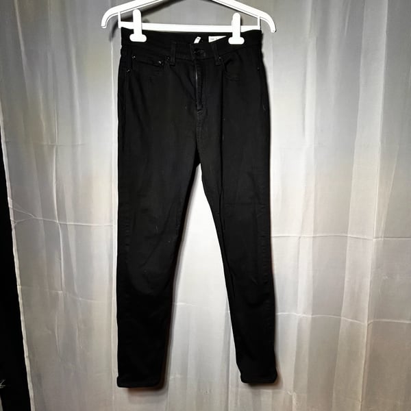 rag & bone Nina High-Rise Skinny Jeans in No Fade Black