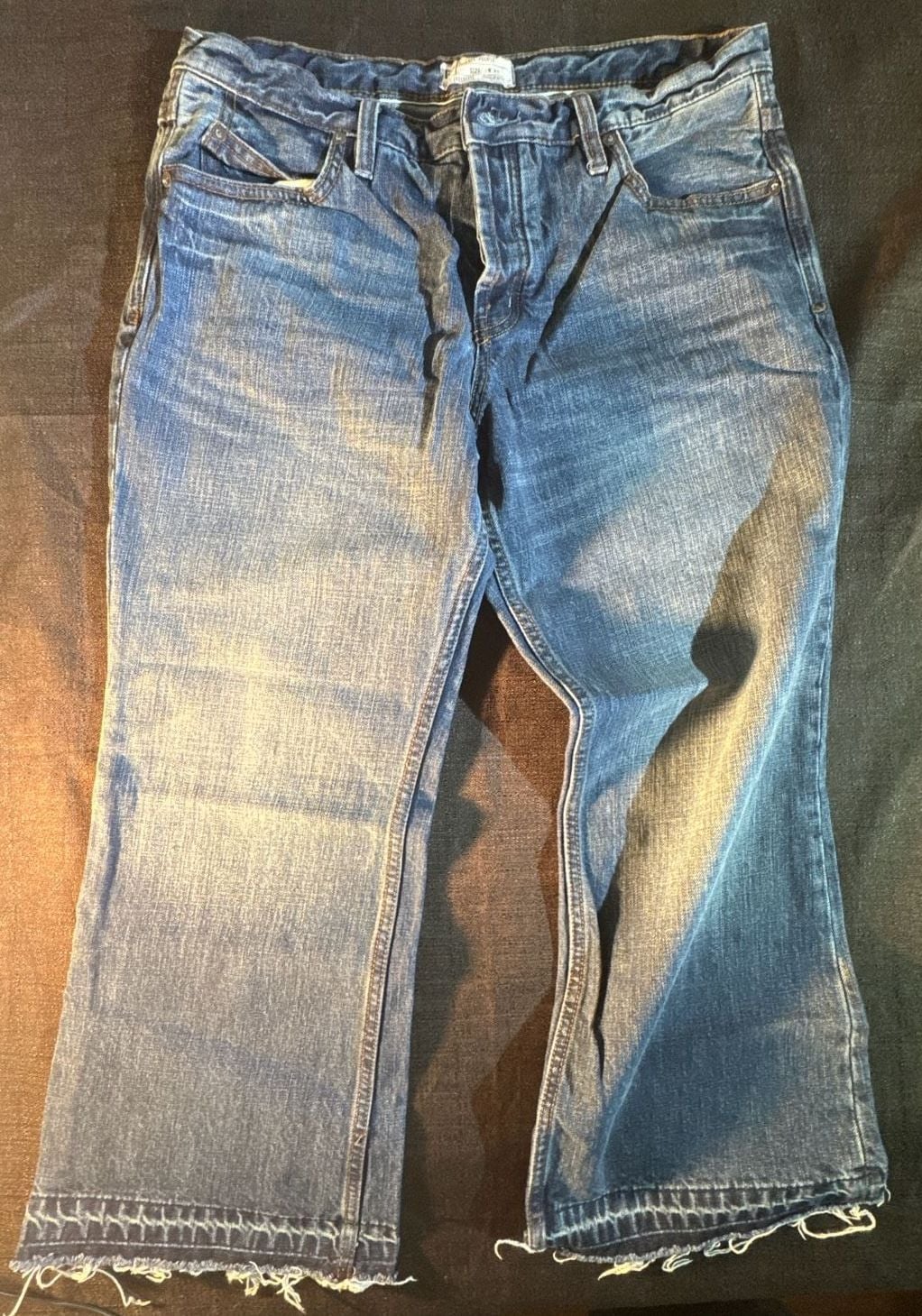 Free People We the Free Penny Pull-On Flare Jeans in Blue Denim W31 VGUC 2