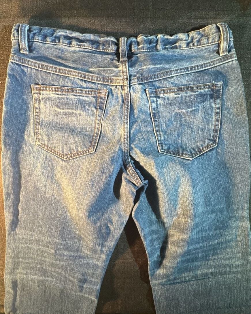 Free People We the Free Penny Pull-On Flare Jeans in Blue Denim W31 VGUC 7