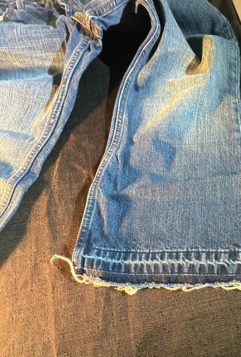 Free People We the Free Penny Pull-On Flare Jeans in Blue Denim W31 VGUC 10
