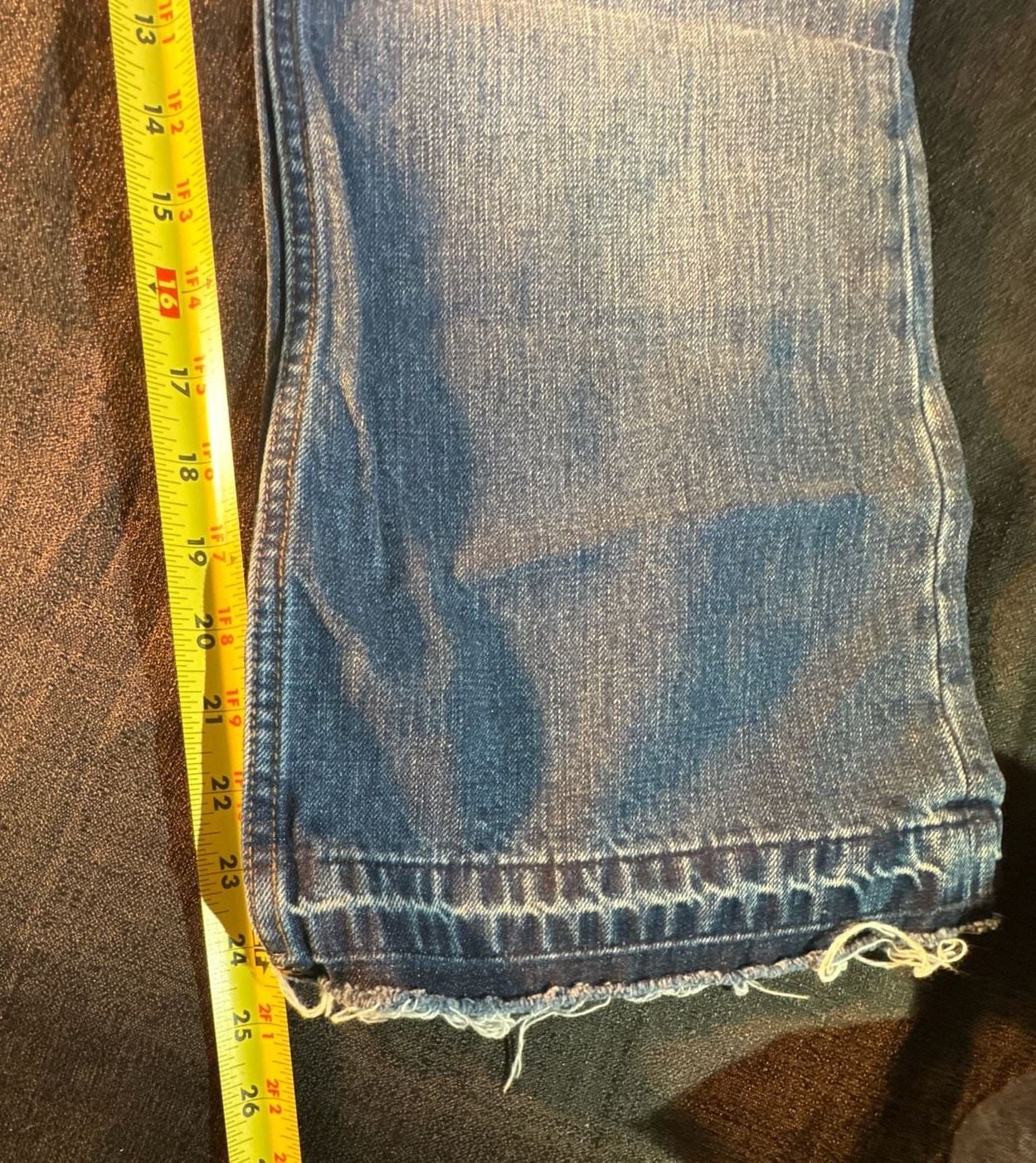 Free People We the Free Penny Pull-On Flare Jeans in Blue Denim W31 VGUC 11