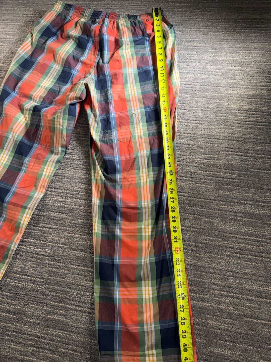L.L.Bean Men's Cotton-Spandex Plaid Sleep Pants 6