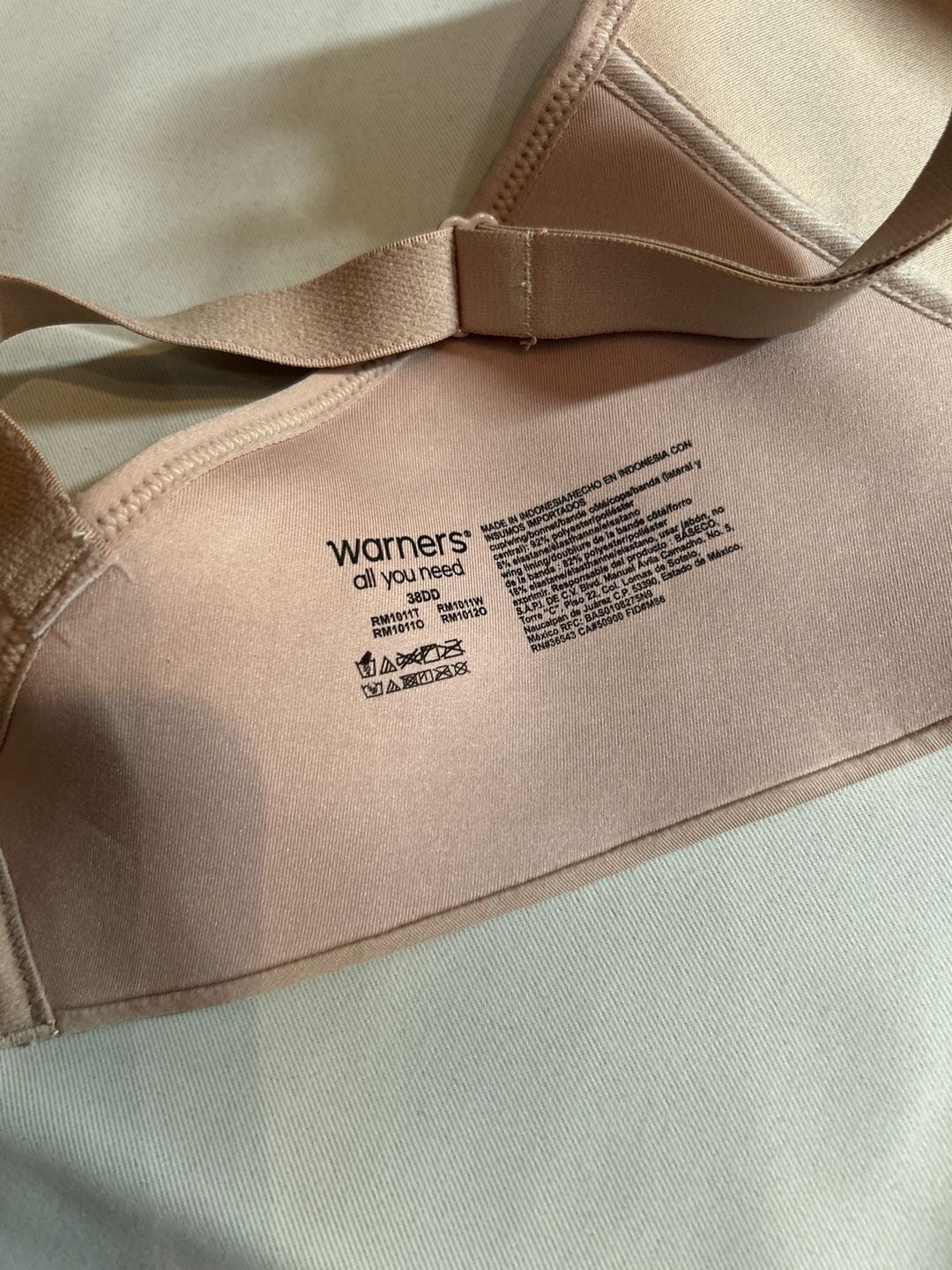 Warner's All You Need Wire-Free Contour Bra RM1011W Size 38DD 2