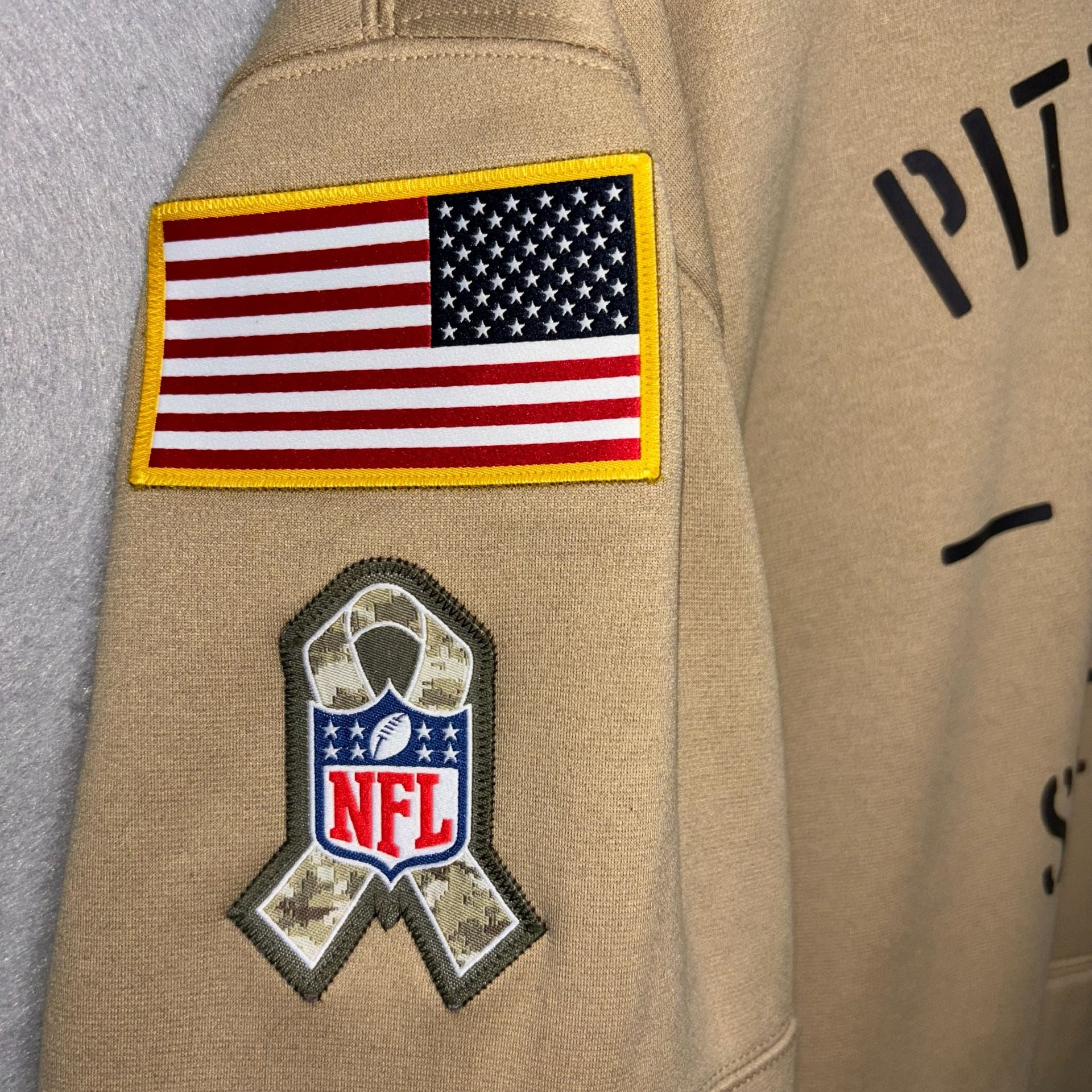 Nike Pittsburgh Steelers Salute to Service Salute to Service Therma-FIT Pullover Hoodie 9