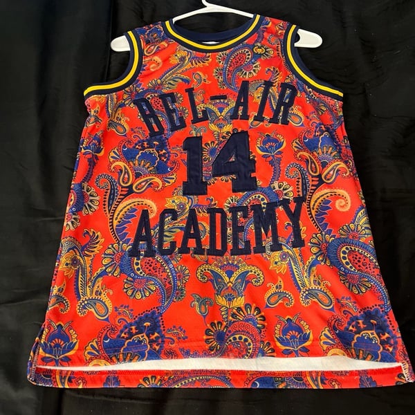 Bel-Air Athletics Official Fresh Prince Collection Paisley Academy Basketball Jersey #14