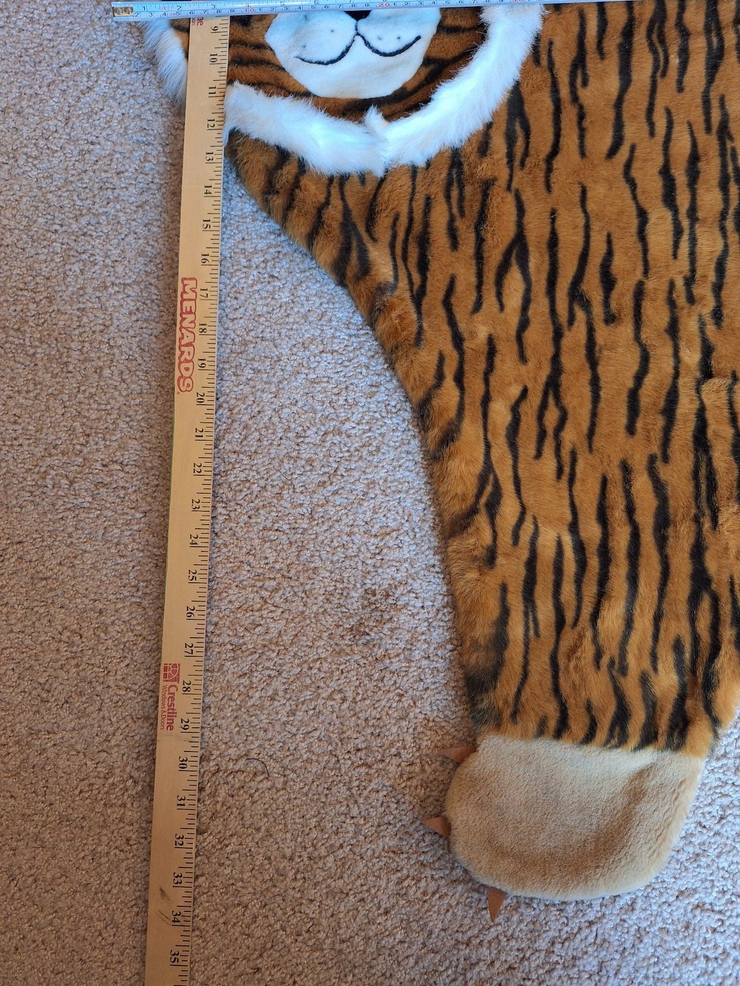 Tiger Rug - For Nursery or decoration. Handmade in India 12
