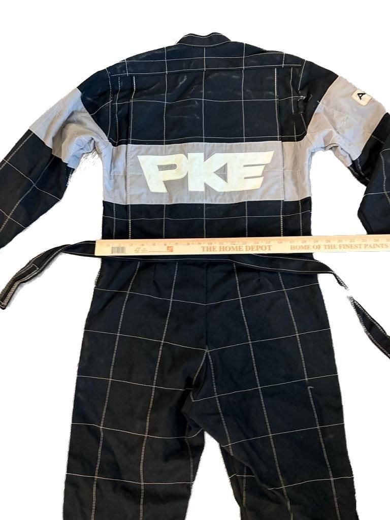 Vintage 1984 Apex Racing Products Team Sauber Mercedes TAG Heuer Racing Suit Sz L 4