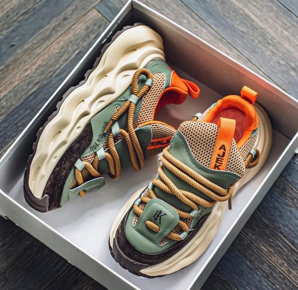 Men's Sneakers - Retro Design, Anti-Slip Rubber, Soft Sole, Streetwear 6.5  8