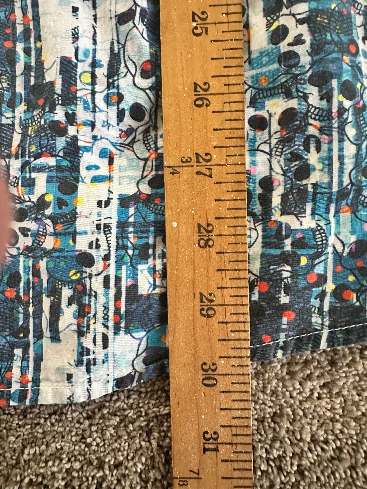 Robert Graham LA VETA Skull Head Long Sleeve Large Classic Fit Shirt 2XL XXL 8