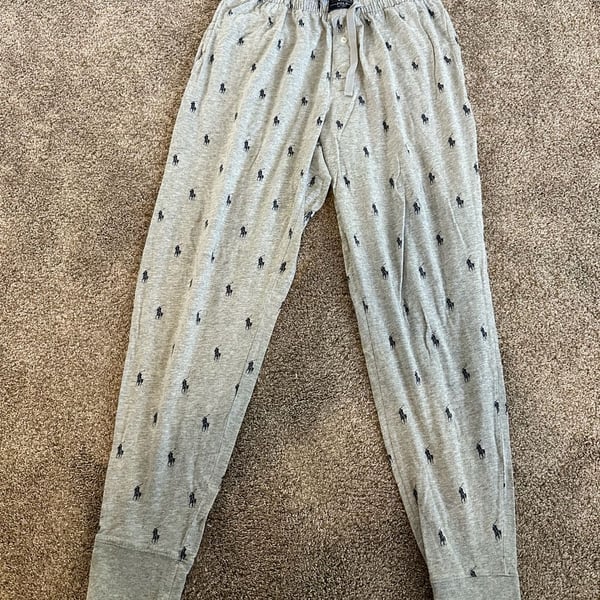 Polo Ralph Lauren Men's All-Over Pony Print Pajama Jogger Pants Size Medium