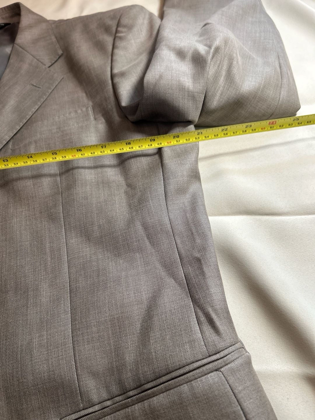 Nick Hilton Super 150's Grey 3-Button Blazer Sport Coat Size 50R (US 40R) 3