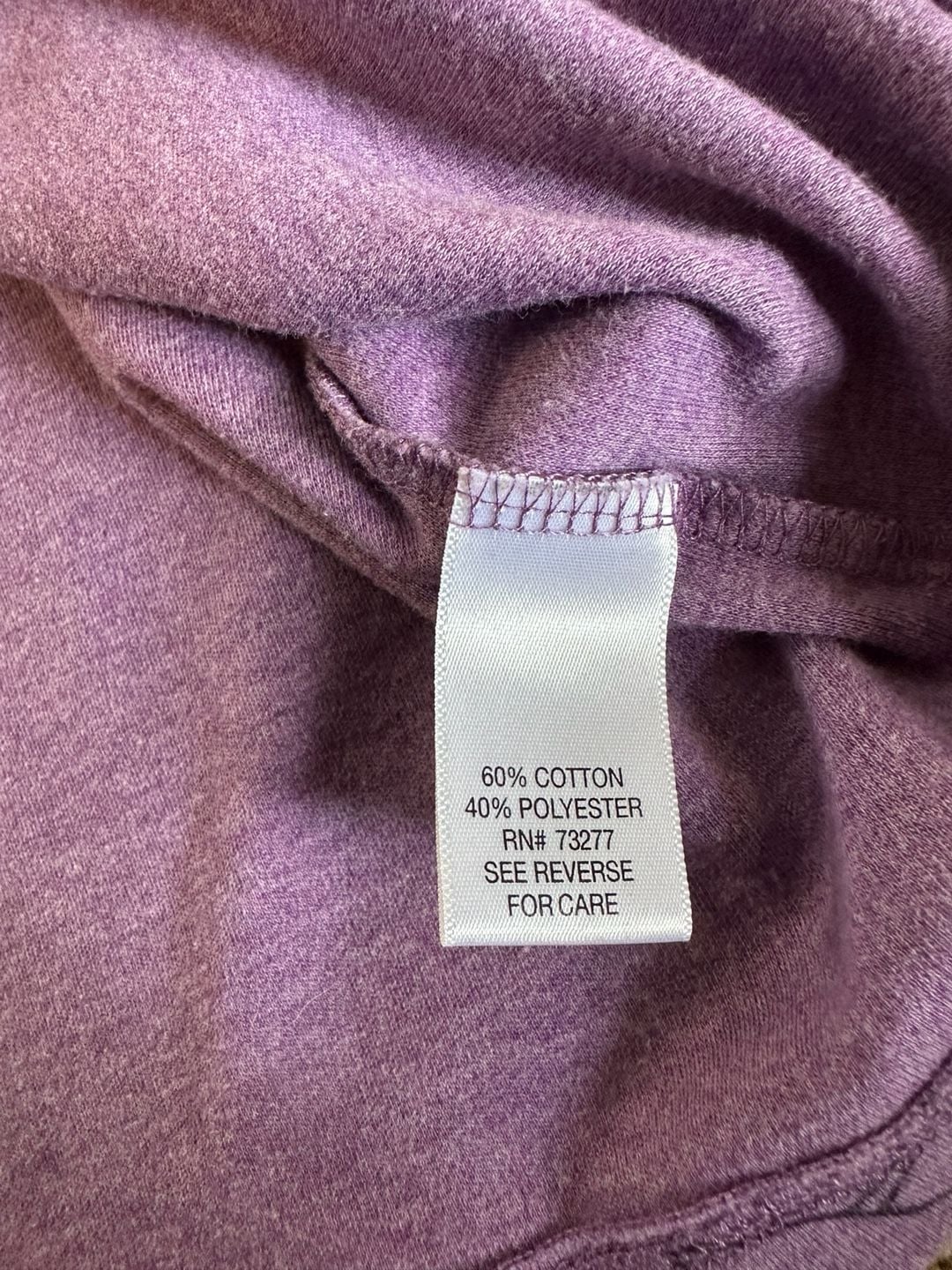 Croft & Barrow Women's 2X Purple Rose Outline Floral Long Sleeve Shirt 6