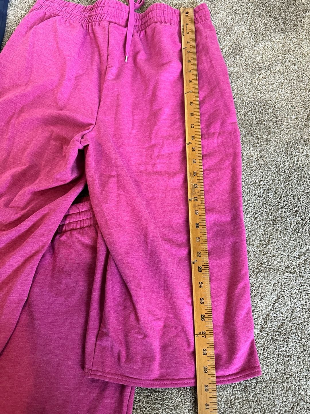 4 Woman Within High-Waisted Cropped Wide-Leg Lounge Pants Bundle 4