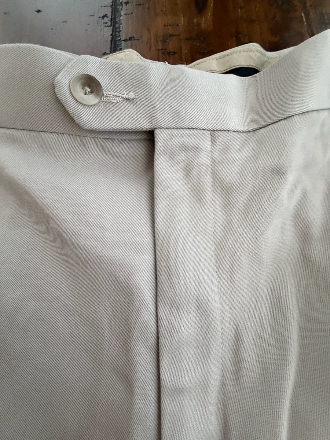 Savane Tailored 2u Comfort Waist Pleated Khaki Chino Pants 42x30 4