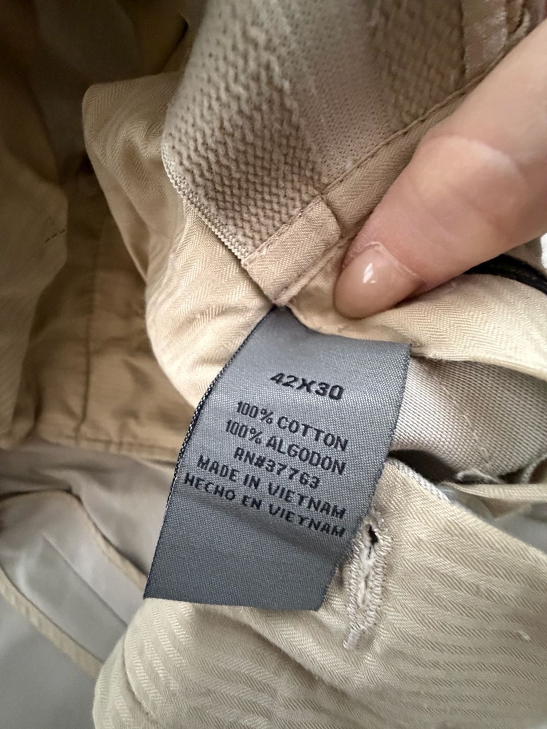 Savane Tailored 2u Comfort Waist Pleated Khaki Chino Pants 42x30 6