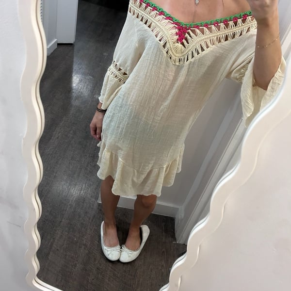 boho chic beach cover up/dress