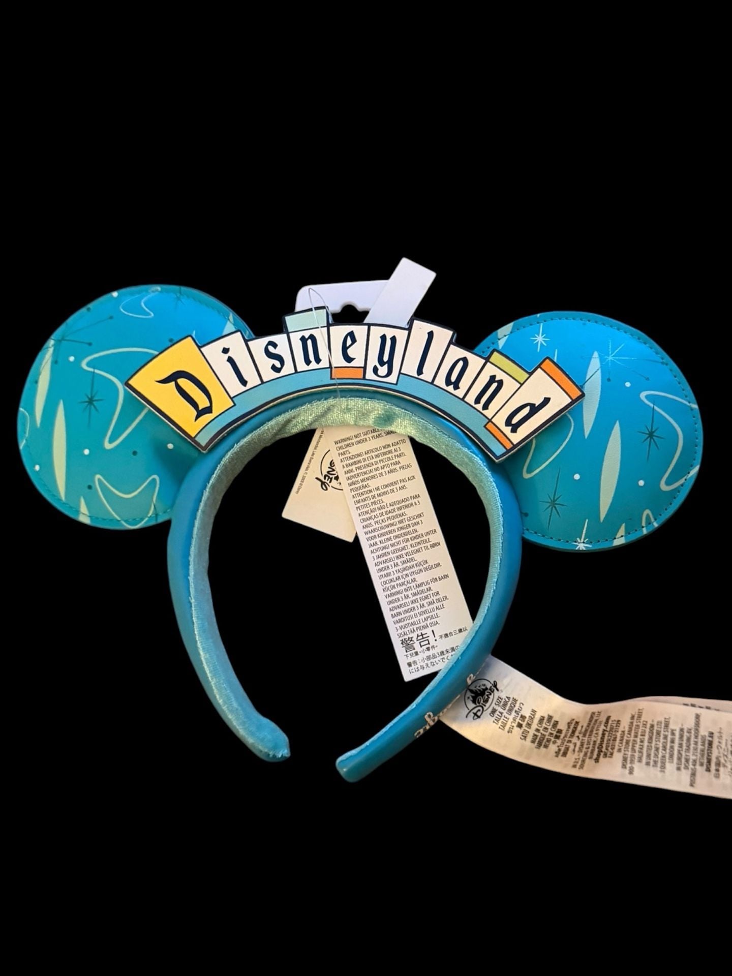 New! Disney Parks Disneyland Retro Marquee Ear Headband Making Magic One Size 2