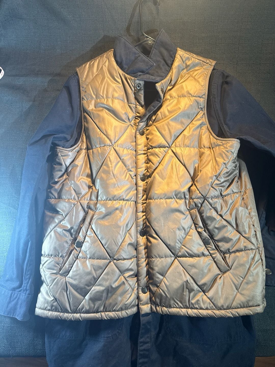 Perks and Mini (P.A.M.) Foreververland Quilted Liner Chore Jacket Navy 2