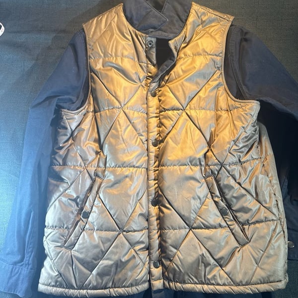 Perks and Mini (P.A.M.) Foreververland Quilted Liner Chore Jacket Navy
