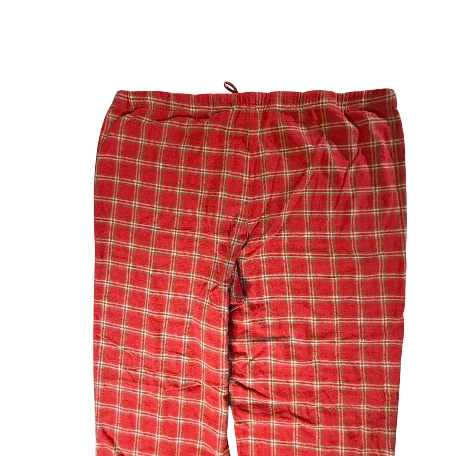 Vintage 2002 Warner Bros Studio Store Batman Plaid Pajama Pants Size XL 9