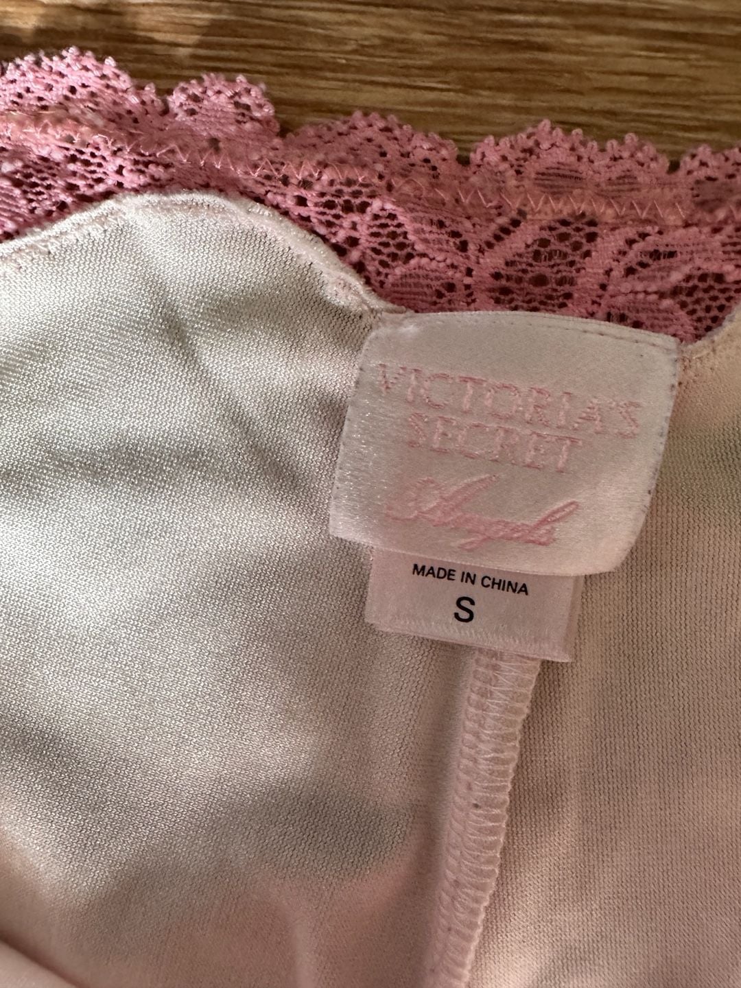 Victoria's Secret Angels Pink Crushed Velvet Lace Trim Wide Leg Pajama Pants y2K 2