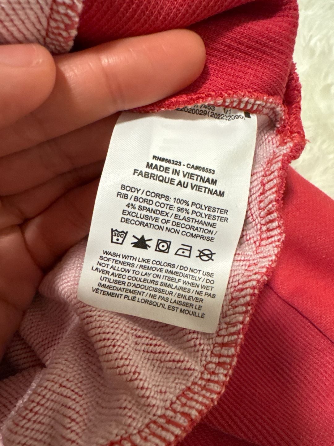 Nike Yoga Dri-FIT Cropped Fleece Crewneck Sweatshirt Pink Size Girls L 7