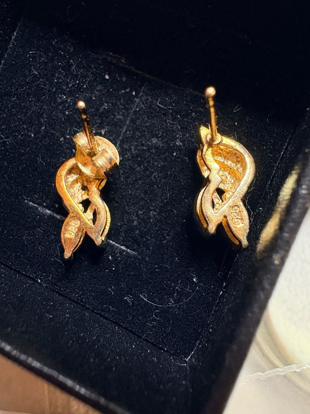 Gold Over Sterling Silver Sapphire & Diamond Accent Marquise Stud Earrings 7