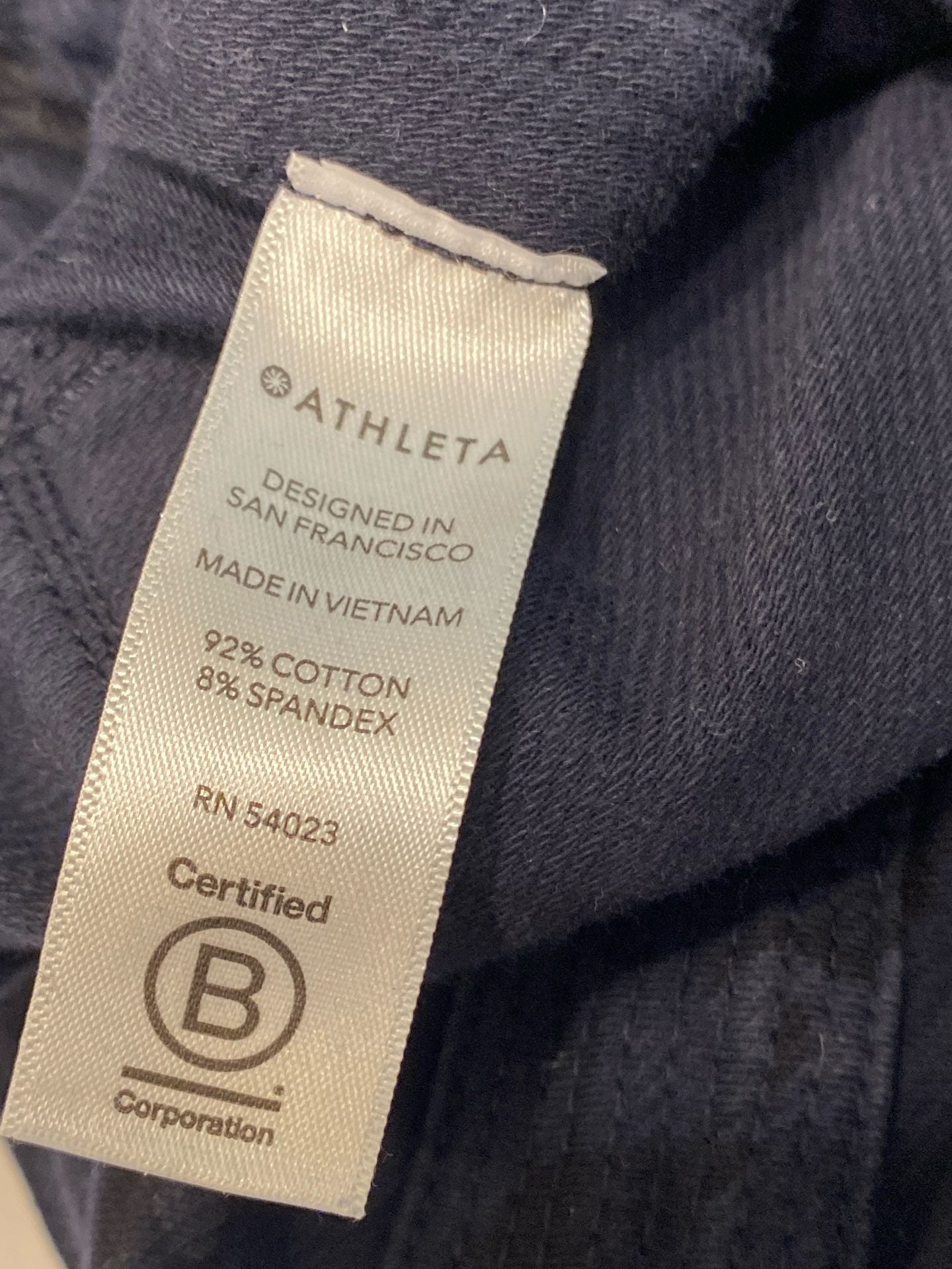 Athleta Farallon Camo Jogger Navy Blue Size 4 6