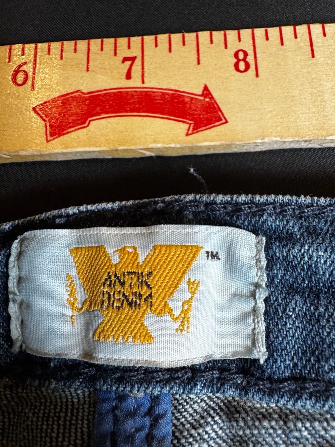 Antik Denim Embroidered Low Rise Bootcut Jeans Size 24 5