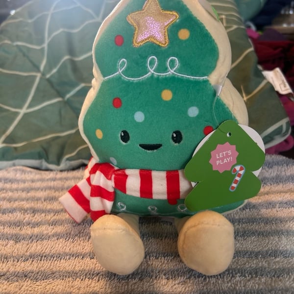 GiggleScape Christmas Tree Cookie Exclusive 6.75 Plush - ,