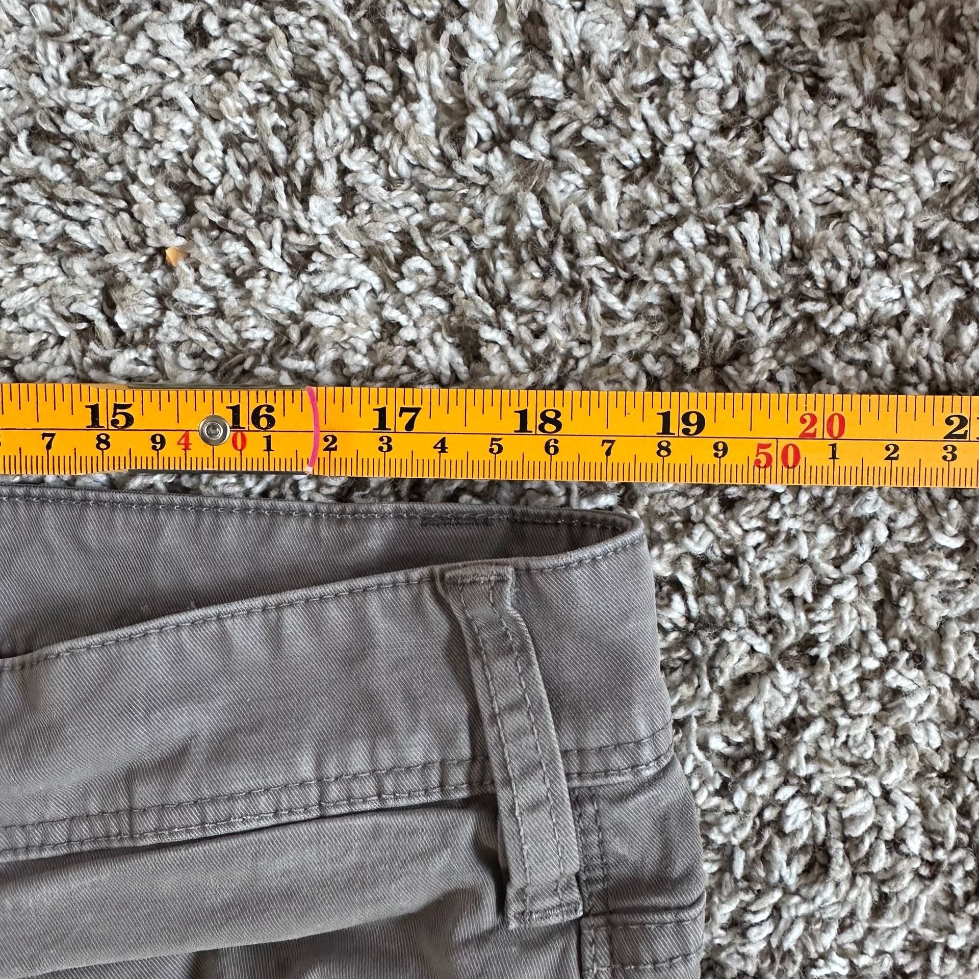 Orvis Men's Five Pocket Stretch Twill Pants Size 40x32 Grey 8