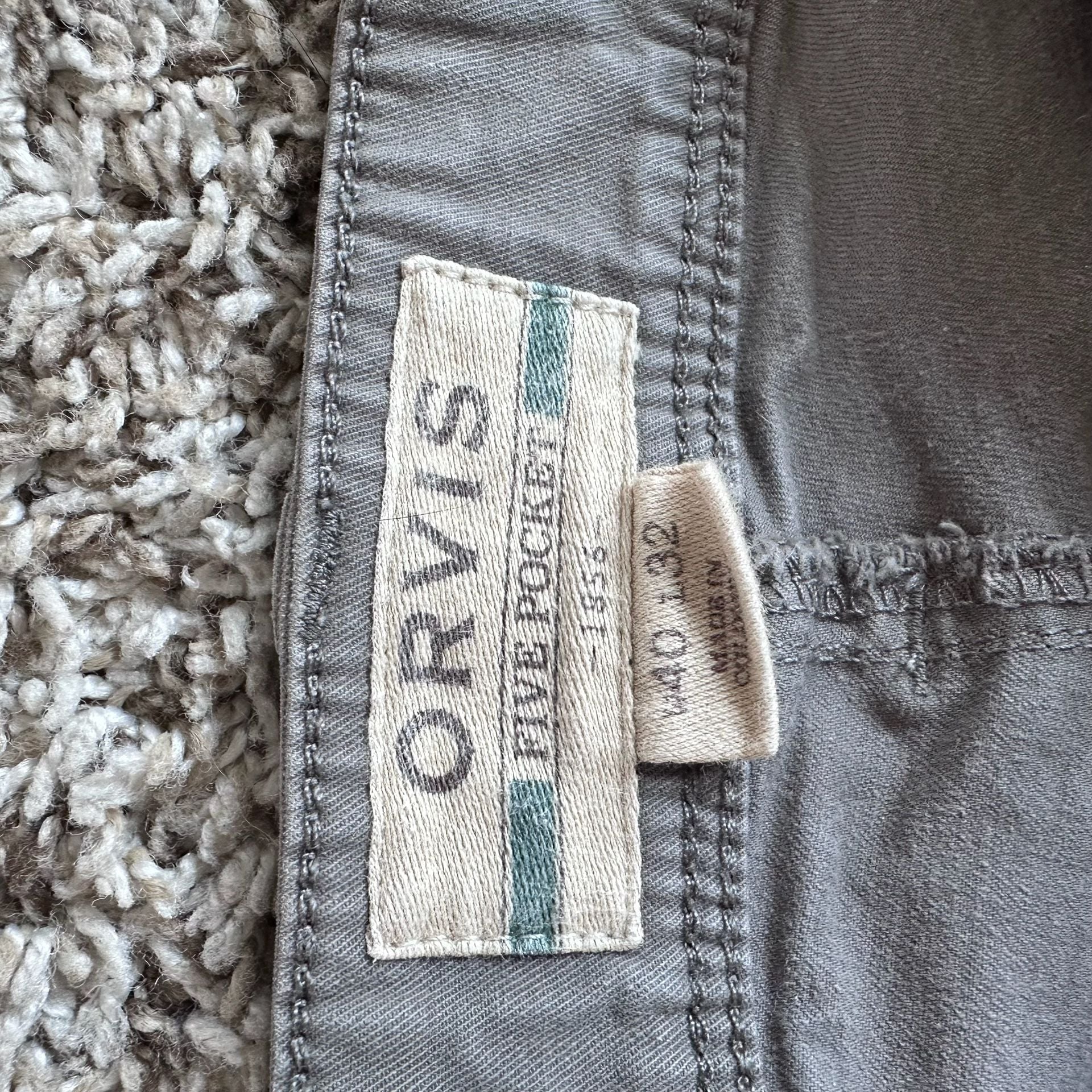 Orvis Five-Pocket Corduroy Pants Grey Size 40x32 3