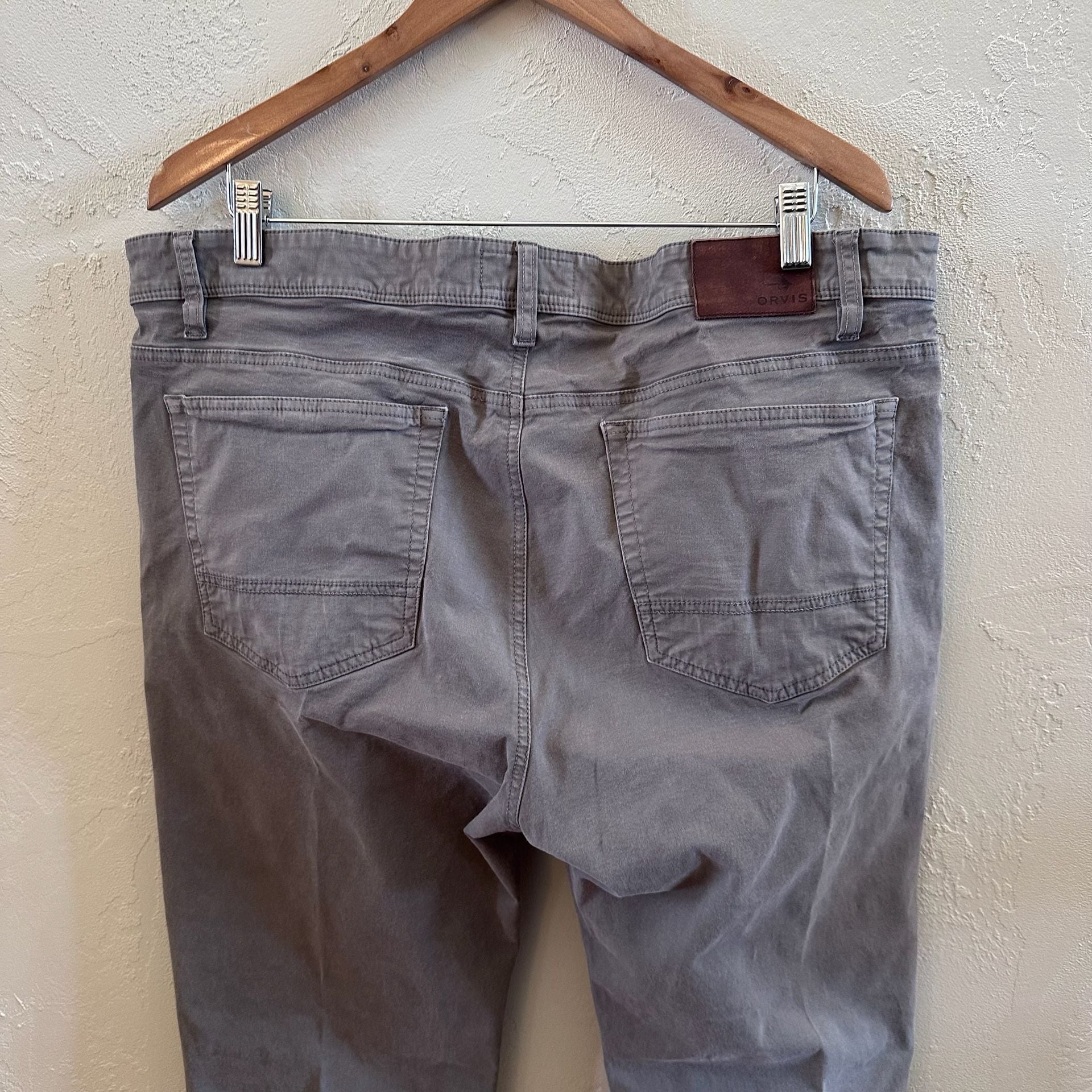 Orvis Five-Pocket Corduroy Pants Grey Size 40x32 6